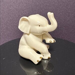 Lenox Ceramic Mini Elephant Figurine